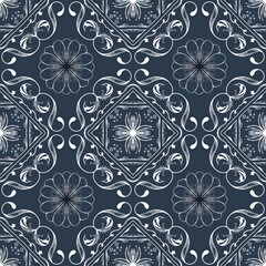 Seamless floral patterns 