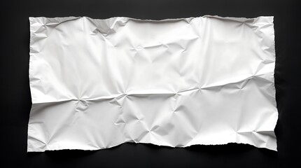 Obraz premium A collection of crumpled, torn, and wrinkled blank paper sheets with various textures and edges, perfect for use in creative design, scrapbooking, mockups, or artistic backgrounds.