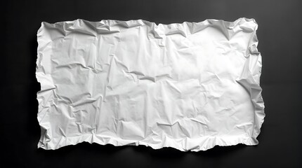 Obraz premium A collection of crumpled, torn, and wrinkled blank paper sheets with various textures and edges, perfect for use in creative design, scrapbooking, mockups, or artistic backgrounds.