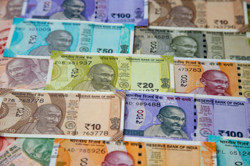 Obraz premium Indian banknotes