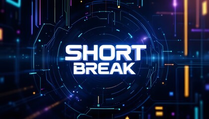 short break twitch stream gaming overlay