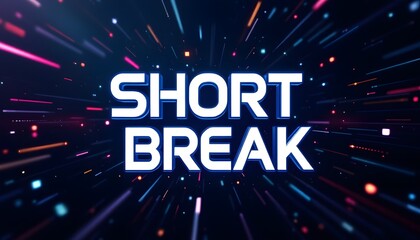 short break twitch stream gaming overlay