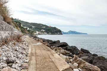Marina della Lobra, village of Massa Lubrense. Italy