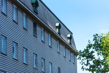windows of a building