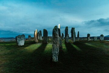 stonehenge at sunset