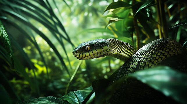 green tree python