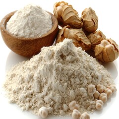 Chickpea Flour and Pods