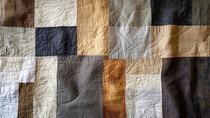 quilt patches together fabric