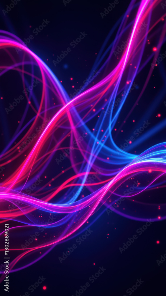 Poster this is a digital art piece featuring colorful abstract shapes with a theme that suggests creativity