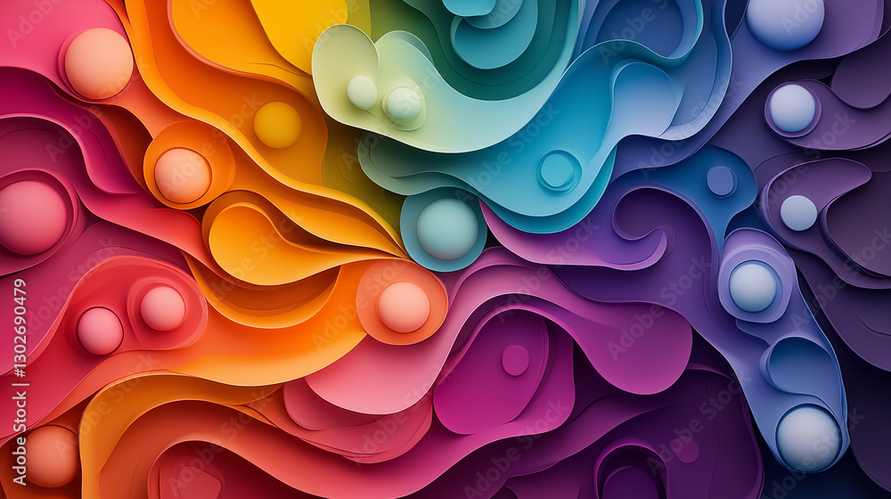 Poster captivating display of fluid ai biomorphic patterns reminiscent of underwater ecosystems, showcasing