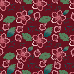 seamless floral pattern