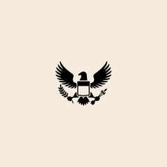 American Presidential icon flat vector design.
