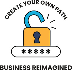 A business reimagined with a lock and key