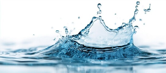 water splash isolated on white background