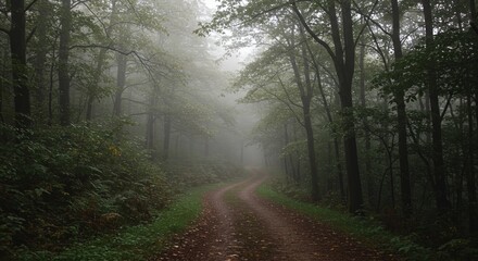 Obraz premium morning in the forest