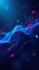 Fototapeta premium Digital illustration with vibrant colors representing modern technology and concepts like ci/cd, docker, kubernetes, devops.