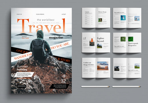Travel Magazine Template
