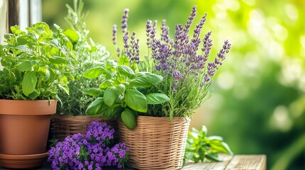 Basil, lavender, rosemary, mint, and lemongrass are plants that help keep spiders, ants, flies, and mosquitoes out of the house