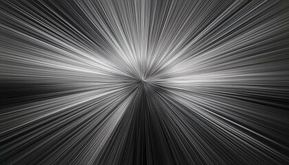 Fototapeta premium 光の中心へ：高速で広がる放射状の線が描く未来のビジョン