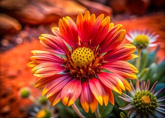 Moab Utah Canyonlands National Park Macro Photography: Desert Wildflower Close-up