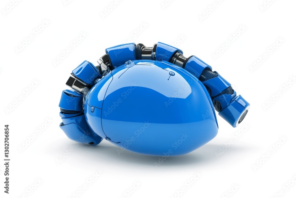 Aufkleber robotic hand prototype demonstrates advanced design and function for technological innovation in rob