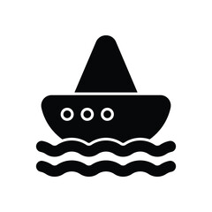Sailboat vector icon