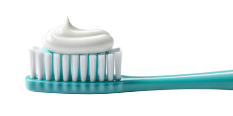 Close-Up of Toothpaste on a Toothbrush – Isolated on Transparent Background
Toothpaste on Toothbrush Macro Shot – High-Quality Transparent Cutout
