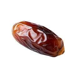 Dry dates isolated white and transparent background