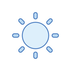 Sun vector icon