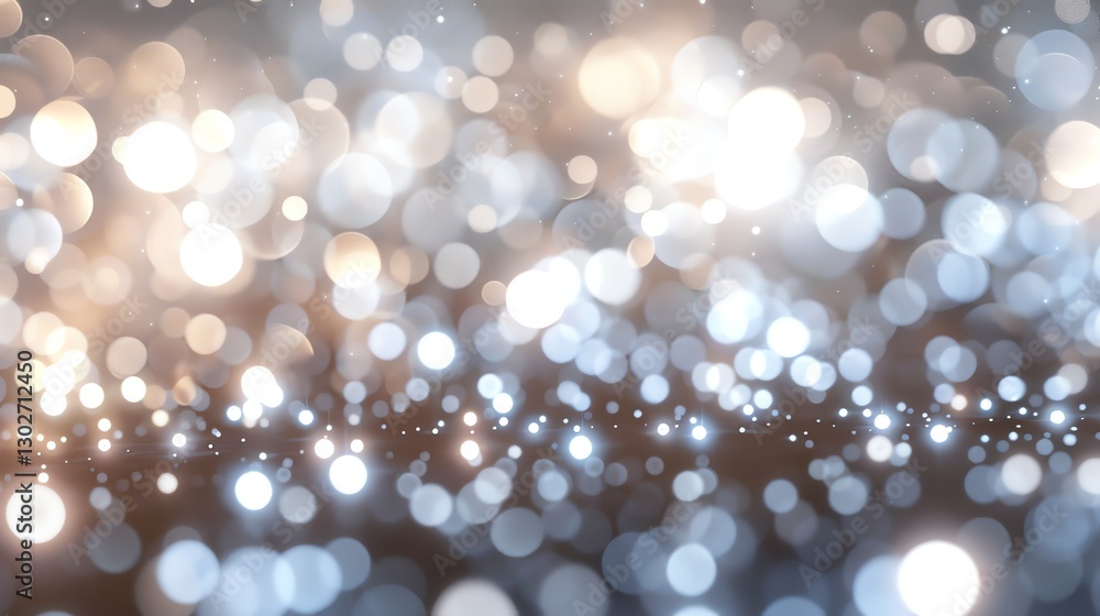 Canvas Prints abstract background with blurred circles of light.