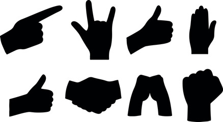 Like icon set. thumbs up sign. vector illustration color editable