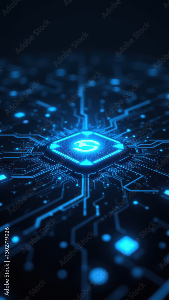 Aufkleber digital illustration of a networked technology theme featuring ci/cd, docker, kubernetes, devops.