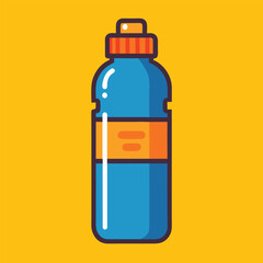water bottle vector