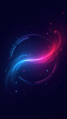 Obraz premium Image depicts a stylized representation of cloud infrastructure with abstract digital elements, evoking themes related to Ci/CD, Docker, Kubernetes, and DevOps.