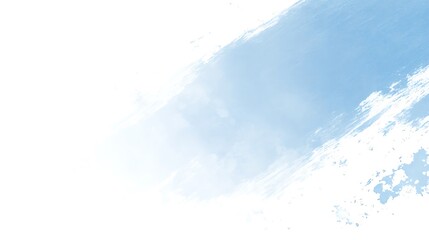 Abstract Blue Watercolor Brush Stroke Design