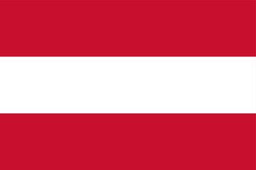 Standardized national flag Republic of Austria
