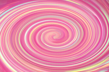 Vibrant abstract swirl pattern with pink and yellow gradient shades