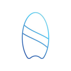 Surfboard vector icon