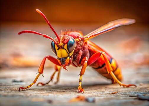 Red Body Wasp