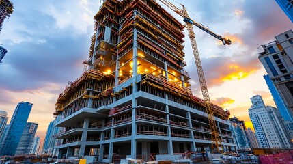 Fototapeta premium - urban development