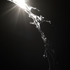 Photo Blur glow overlay. Lens flare filter. Bokeh sunlight glare leak. Retro illumination effect. Defocused orange blue white light abstract background