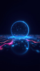 Futuristic tech with a focus on CI/CD, Docker, Kubernetes, and DevOps.