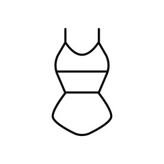 Swimsuit vector icon