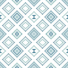 Southwest Aztec geometric Native American Mexican Navajo tribal ethnic boho indian texture ornament seamless pattern fabric colorful design vector for woven textile printing blanket rug carpet fashion