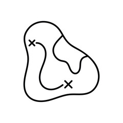 Map vector icon