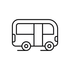 Bus vector icon