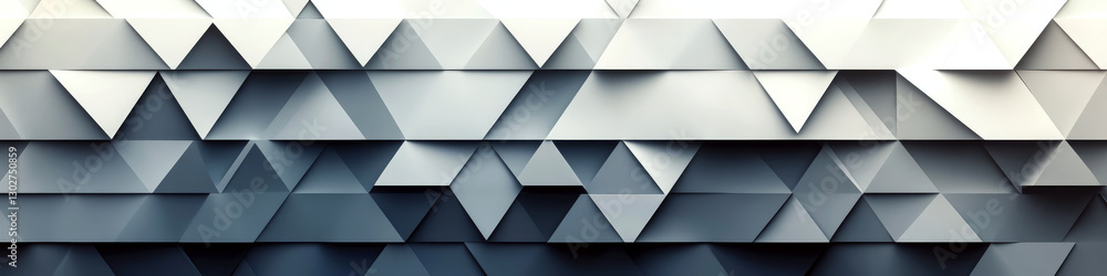 Aufkleber abstract geometric pattern of interlocking triangles in grayscale tones. concept of modern minimalis