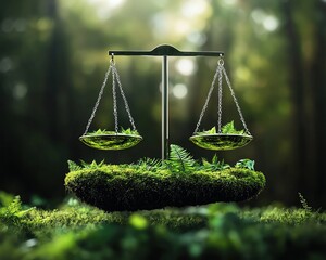 International environment Law. climate regulation concept. law principles of sustainable environmental conservation. environmental protection