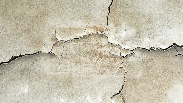 Cracked paint texture, weathered surface, wall background, construction damage, design element
