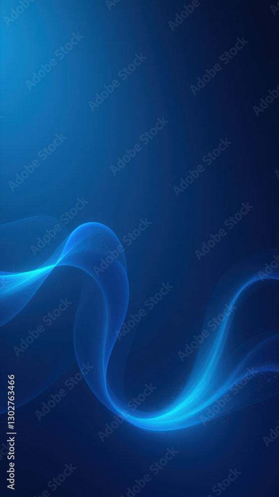 Poster abstract background with blue bubbles and a blurred gradient, representing ci/cd pipelines and cloud